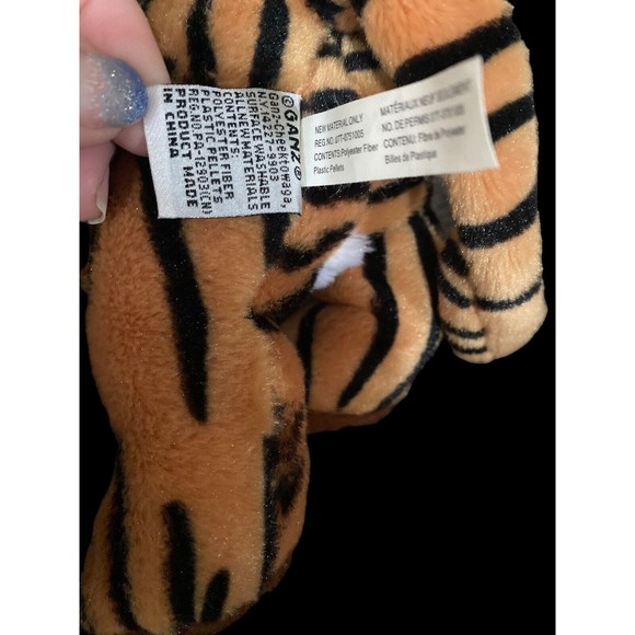 RARE & RETIRED WEBKINZ HM166 BENGAL TIGER CAT NEW WITH SEALED CODE - Picture 6 of 7